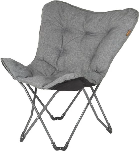 Bo-Camp Urban Outdoor Redbridge Vlinderstoel - Antraciet 4 Bo-Camp Urban Outdoor Redbridge Vlinderstoel - Antraciet - Afbeelding 2