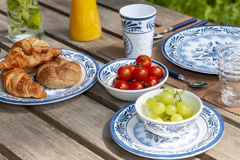 Bo-Camp Old Dutch Melamine Serviesset - 16-delig 3 Bo-Camp Old Dutch Melamine Serviesset - 16-delig - Afbeelding 2