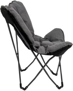 Bo-Camp Urban Outdoor Grainger Vlinderstoel - Antraciet -Buitensporten Verkoopwinkel bo camp grainger vlinderstoel grijs 8