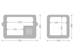 Dometic CFX3 55 Compressor Koelbox - 55 Liter -Buitensporten Verkoopwinkel cfx3 55