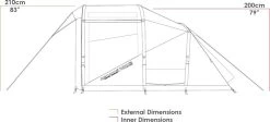 Zempire Evo TS Opblaasbare Tent - 4 Persoons -Buitensporten Verkoopwinkel zempire evo ts opblaasbare tent 4