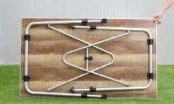 Dometic Zero Light Oak Large Campingtafel - 120 X 70 Cm -Buitensporten Verkoopwinkel zerolightoaklarge