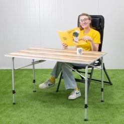 Dometic Zero Light Oak Large Campingtafel - 120 X 70 Cm -Buitensporten Verkoopwinkel zerolightoaklarge 4